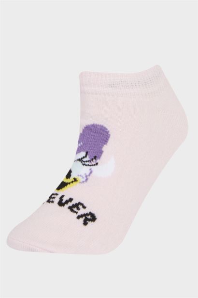 Lot de 3 paires de Chaussettes courtes en coton Mickey Mouse pour fille