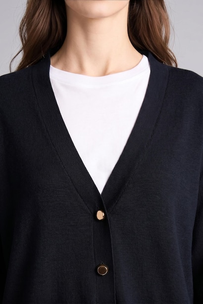 Relax Fit Knitwear Cardigan
