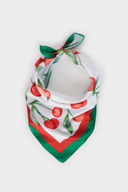 سكارف نسائي ستان منقوش