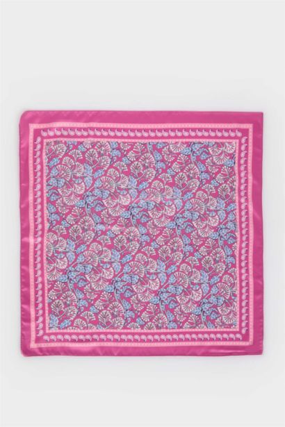 Woman Patterned Satin Bandana