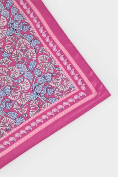 Woman Patterned Satin Bandana