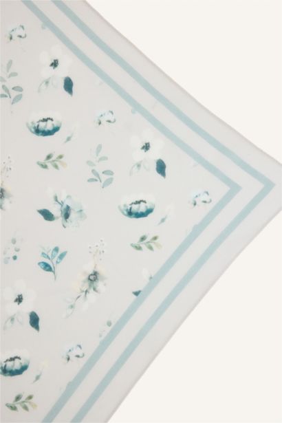 باندانا نسائي منقوش قطن