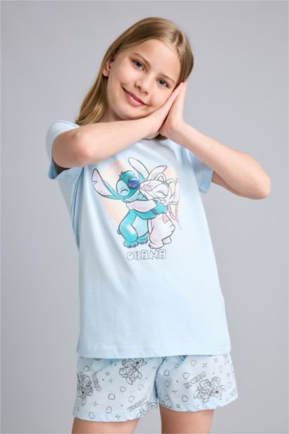 Lilo & Stitch Lisanslı Regular Fit 2'Li Takım Kız Çocuk