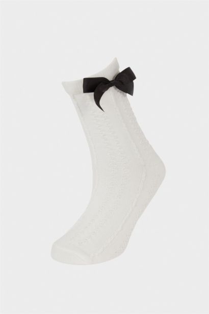 Girl 3 Piece Cotton Long Socks