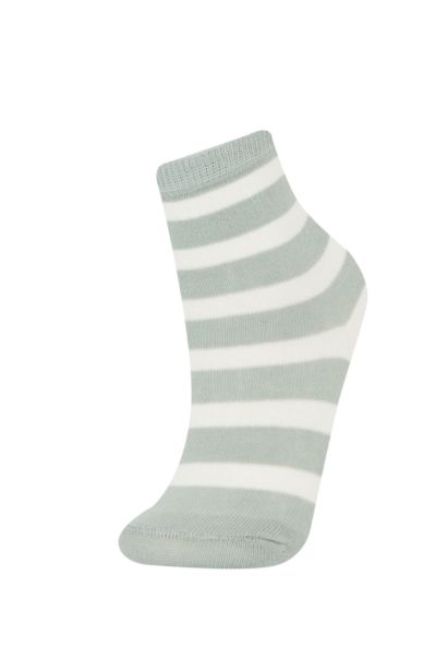 Girl 5 Piece Cotton Long Socks