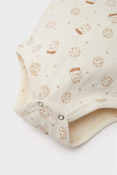 Ensemble de Body côtelé imprimé et pantalon pour bébé garçon