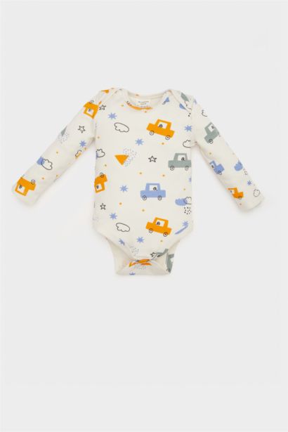 Body imprimé véhicules à boutons-pression pour bébé garçon
