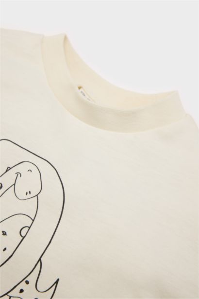 اوفر ولادي حديثي الولادة ردن طويل ممشط قصة عادية - قطعتين