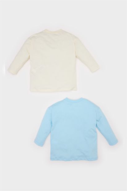 اوفر ولادي حديثي الولادة ردن طويل ممشط قصة عادية - قطعتين