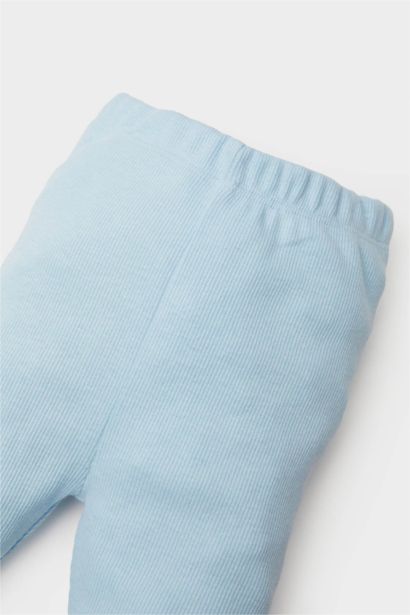 Basic Düz Fitilli Kaşkorse Alt Erkek Bebek