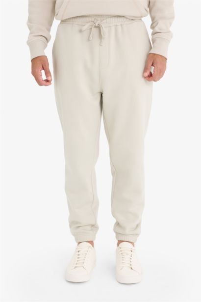 Regular Fit Tie Waist Jogger Sweatpants