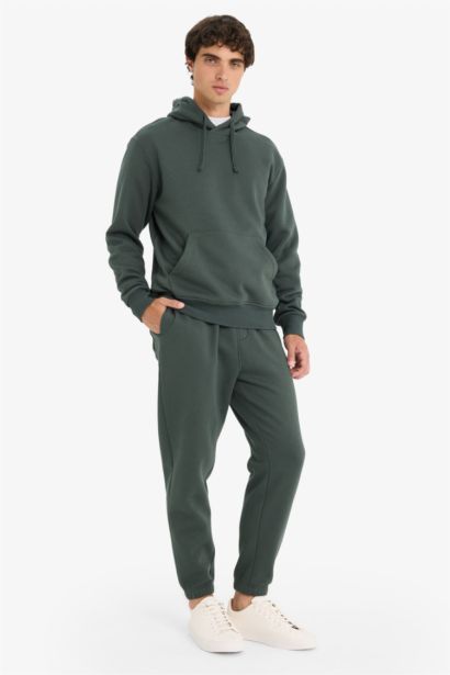 Regular Fit Elastic Legs Basic Jogger Sweatpants