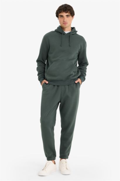Regular Fit Elastic Legs Basic Jogger Sweatpants