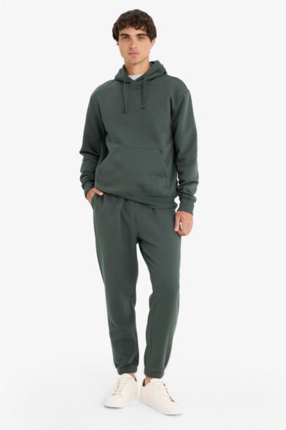 بنطرون بجامة رياضي قصة عادية وخصر مطاطي