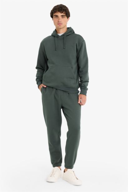 Regular Fit Elastic Legs Basic Jogger Sweatpants