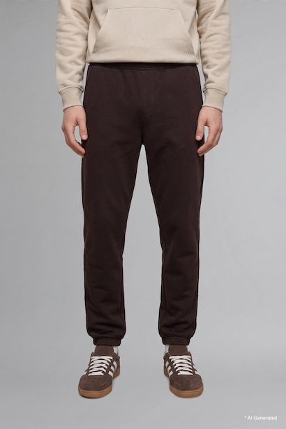 Regular Fit Long Jogger Trousers with Pockets