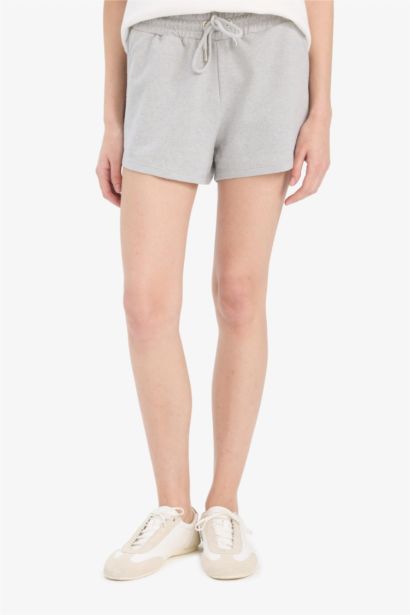 شورت برمودا قصة مريحة وخصر مطاطي