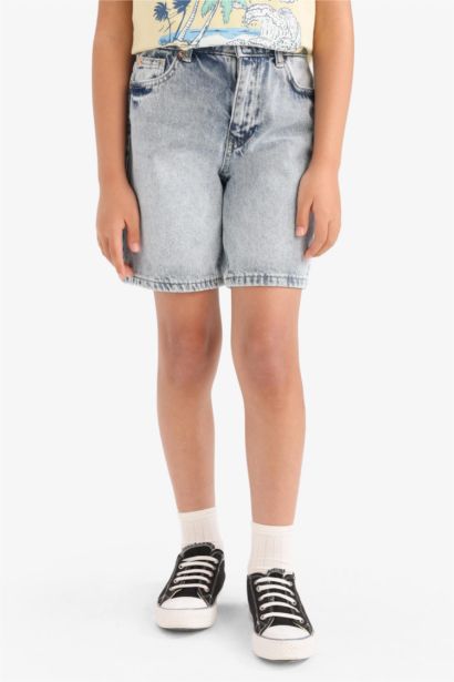 Short en jean pour fille