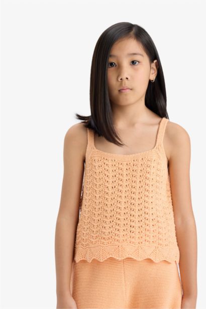 Débardeur crochet pour fille