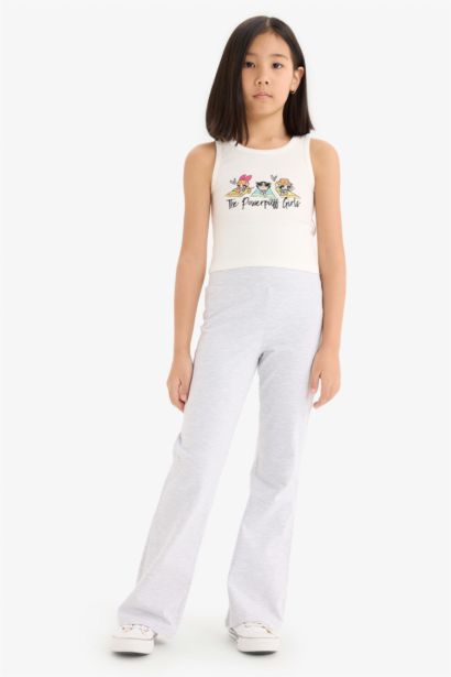 Girl Slim Fit PowerPuff Girls Licensed Ribana Tank Top