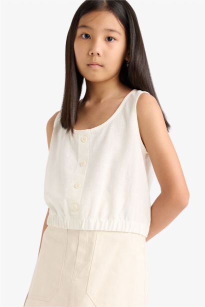 Girl Short Sleeve Blouse