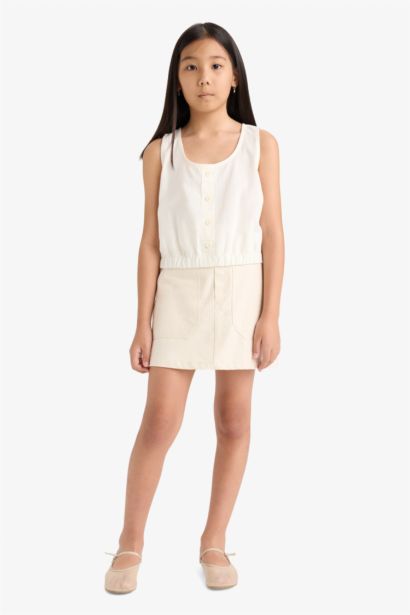Girl Short Sleeve Blouse