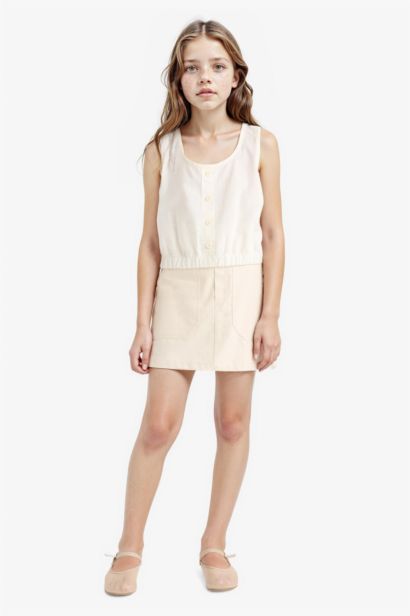 Girl Short Sleeve Blouse