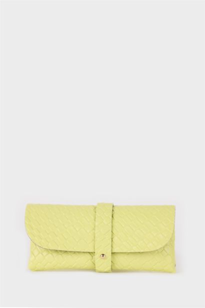 Woman Knitted Patterned Sunglasses Case