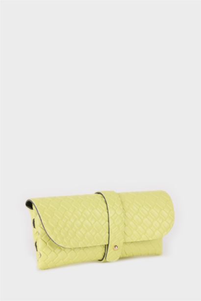 Woman Knitted Patterned Sunglasses Case