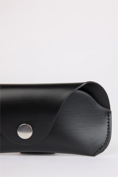 كفر نظارات شمسية جلد صناعي للجنسين