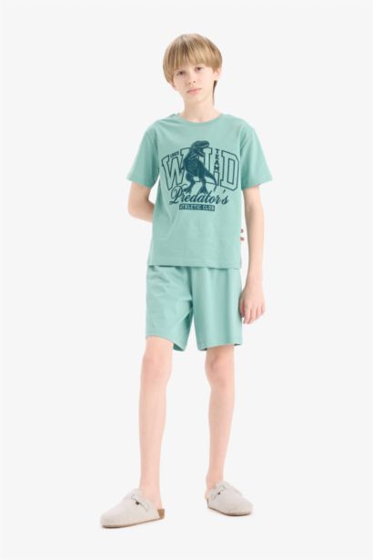 سيت بجامة ولادي قصة عادية - قطعتين