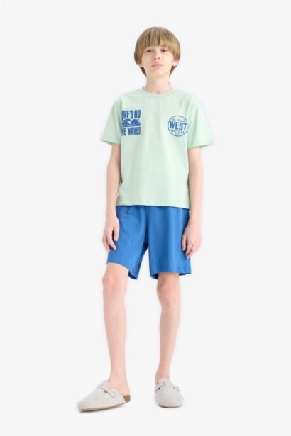 Ensemble Pyjama T-shirt imprimé et Short pour garçon