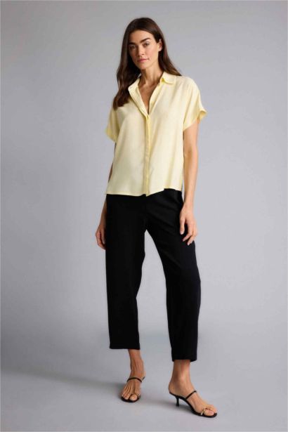 سروال كريب كاروت فيت برجل عادي