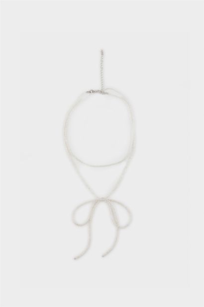 قلادة نسائي فضي