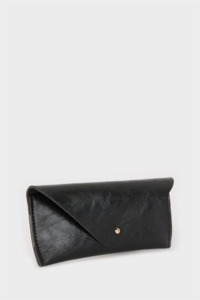 Unisex Suni Deri Güneş Gözlüğü Kılıfı