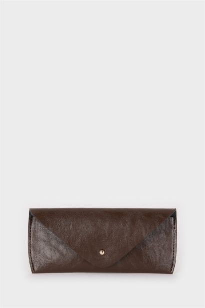 Unisex Suni Deri Güneş Gözlüğü Kılıfı