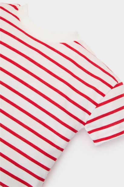 تيشيرت مخطط بيبي ولادي نص ردن قصة عادية