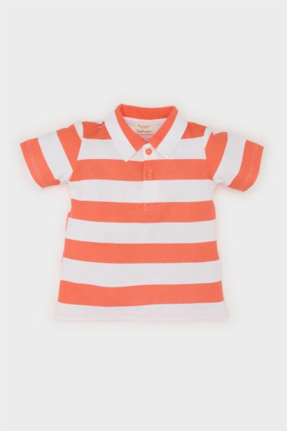 تيشيرت بولو مخطط بيكيه نص ردن قصة عادية