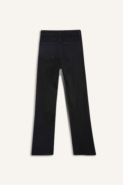 Mia Normal Waist Bell-bottom Long Jeans