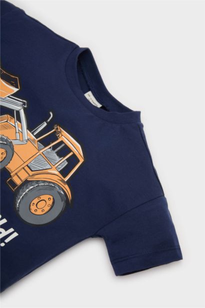 Baby Boy Vehicle Printed 2 Piece Set