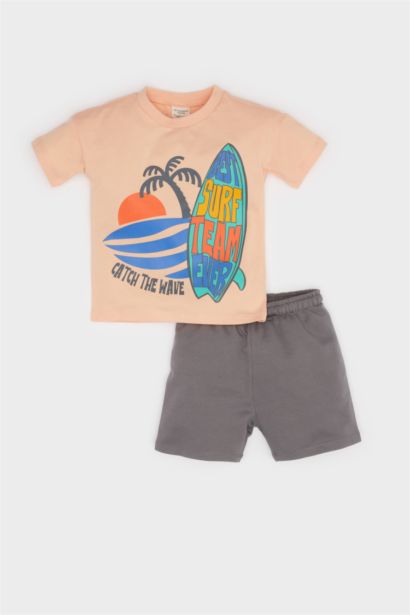 Ensemble T-shirt imprimé avec Short pour bébé garçon