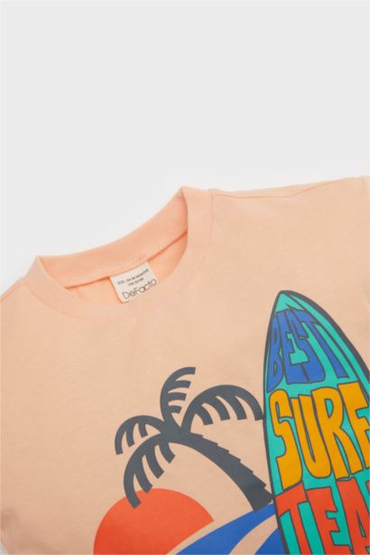 Ensemble T-shirt imprimé avec Short pour bébé garçon