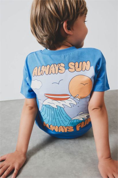 Ensemble T-shirt imprimé et Short pour bébé garçon