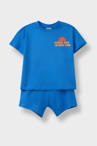 Ensemble T-shirt imprimé et Short pour bébé garçon