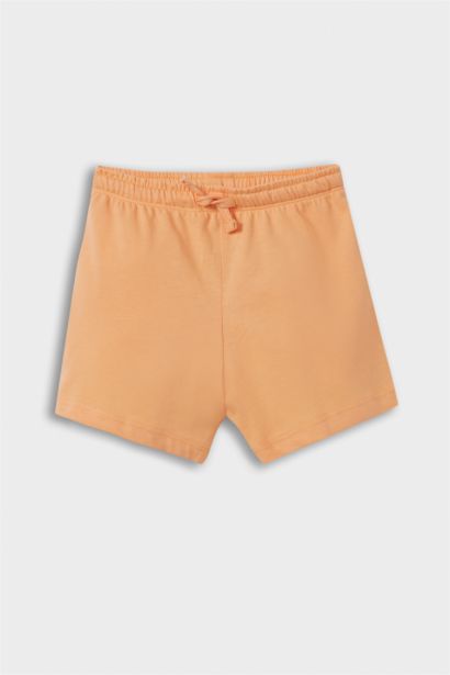 طقم اولادي شورت وتيشيرت قصة عادية بطبعة نخيل - قطعتين