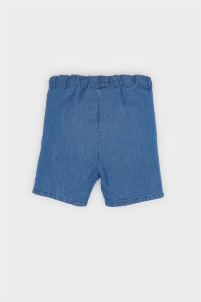Beli Lastikli Jean Şort Erkek Bebek