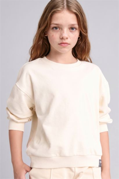 Relaxed Fit Sweatshirt Kız Çocuk