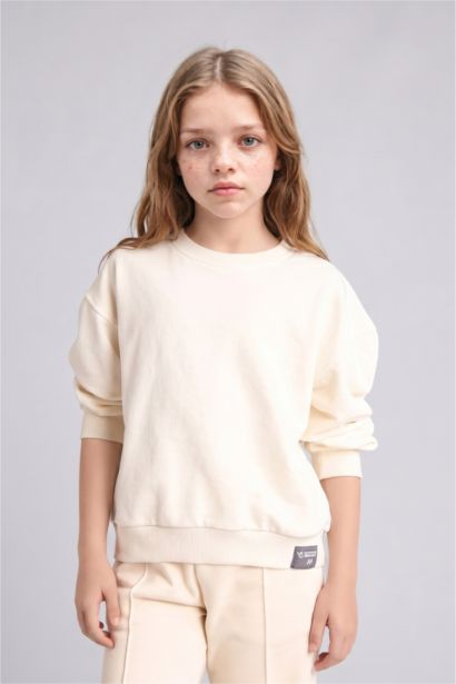 Relaxed Fit Sweatshirt Kız Çocuk