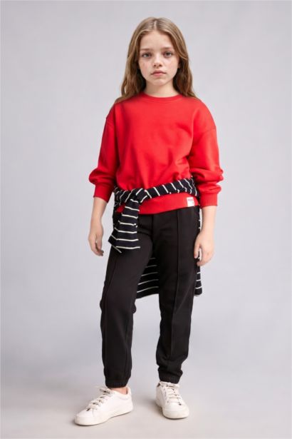 Relaxed Fit Sweatshirt Kız Çocuk