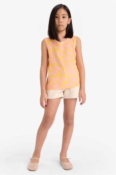 Girl Short Sleeve Blouse